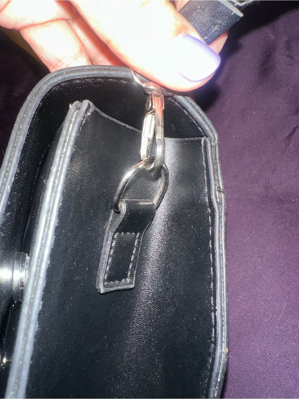 Black Coffin Cross-body Handbag - Picture 6 of 6